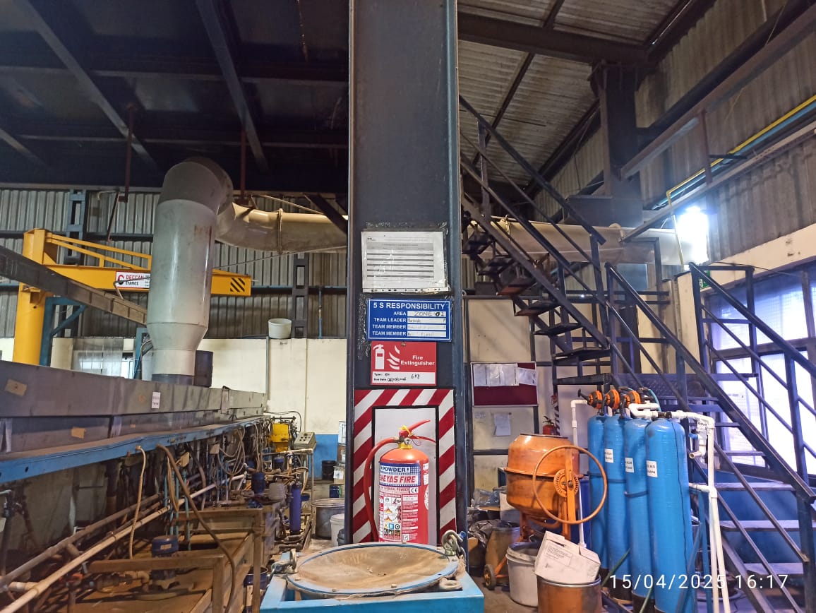 Fume Extractor in Seven tank process